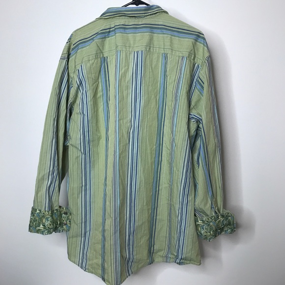 ๐ J. Garcia Button Front Shirt Size XXL Flip Cuff - Picture 5 of 6